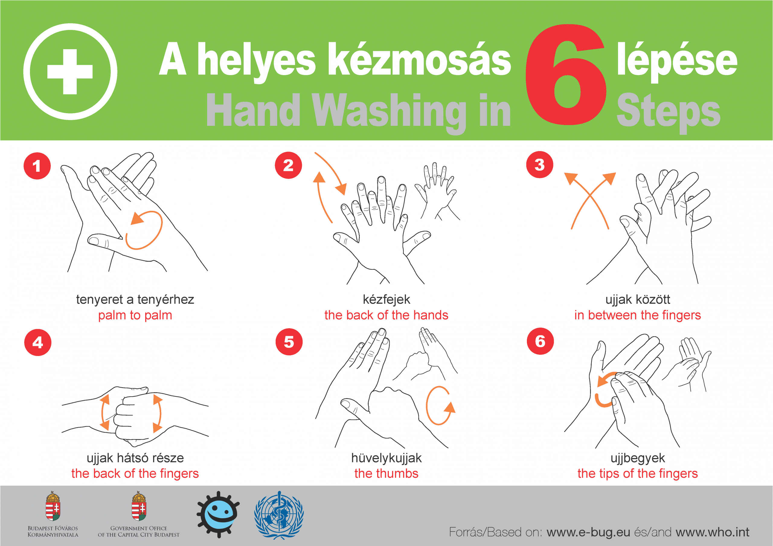 A Helyes Kezmosas 6 Lepese